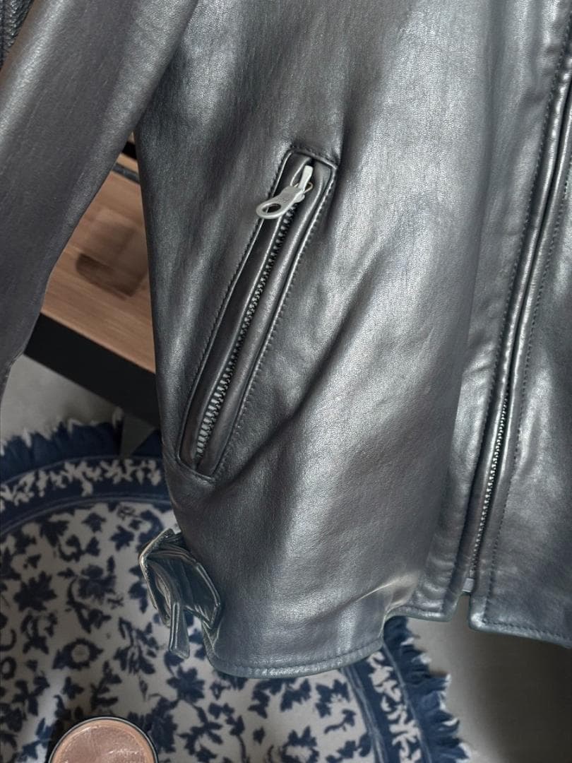 Yohji Yamamoto POUR HOMME シングルライダースジャケット