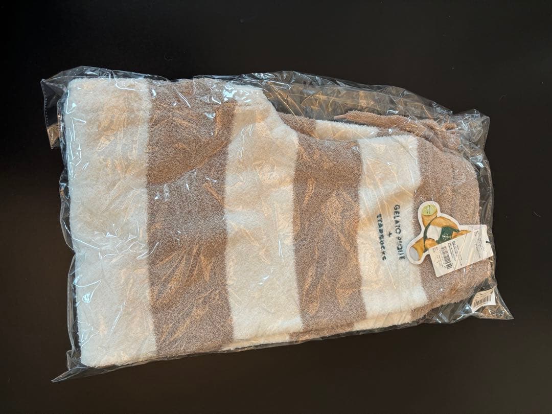 ⬛︎極美品スタバ×ジェラピケ⬛︎ルームウェア上下セット／モカベージュ