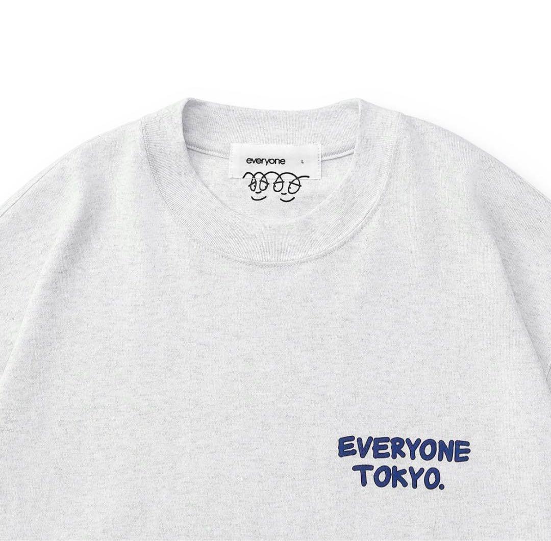 everyone j.30000 logo ss tee ASH XLサイズ