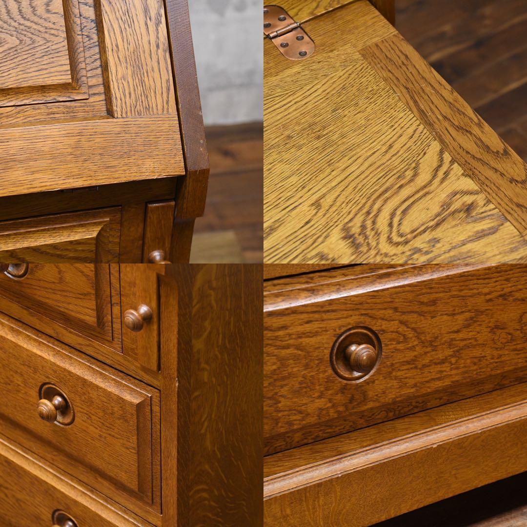 EDC54 えぞインテリア/えぞ民芸家具 ライティングビューロー 敏音知シリーズ