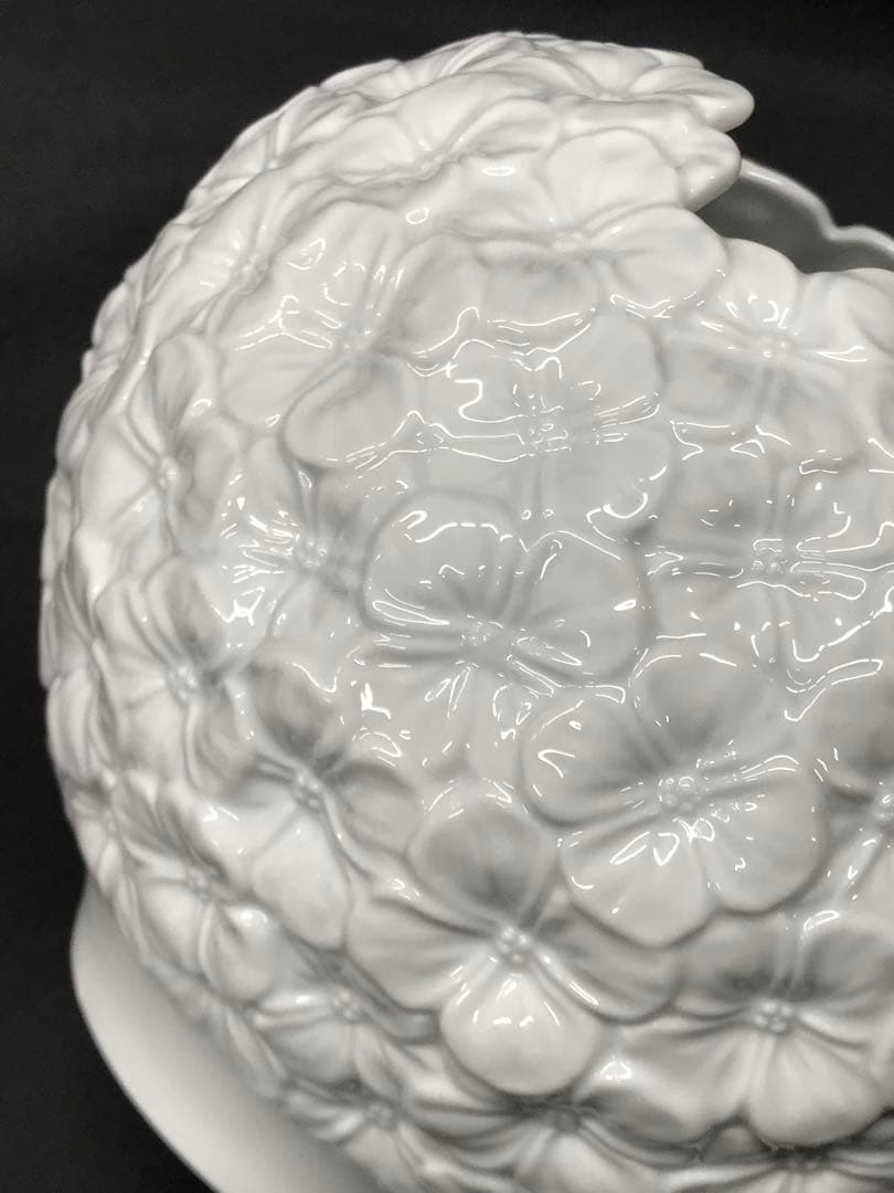 【美品】HUTSCHENREUTHER フッチェンロイター　アジサイ　花瓶