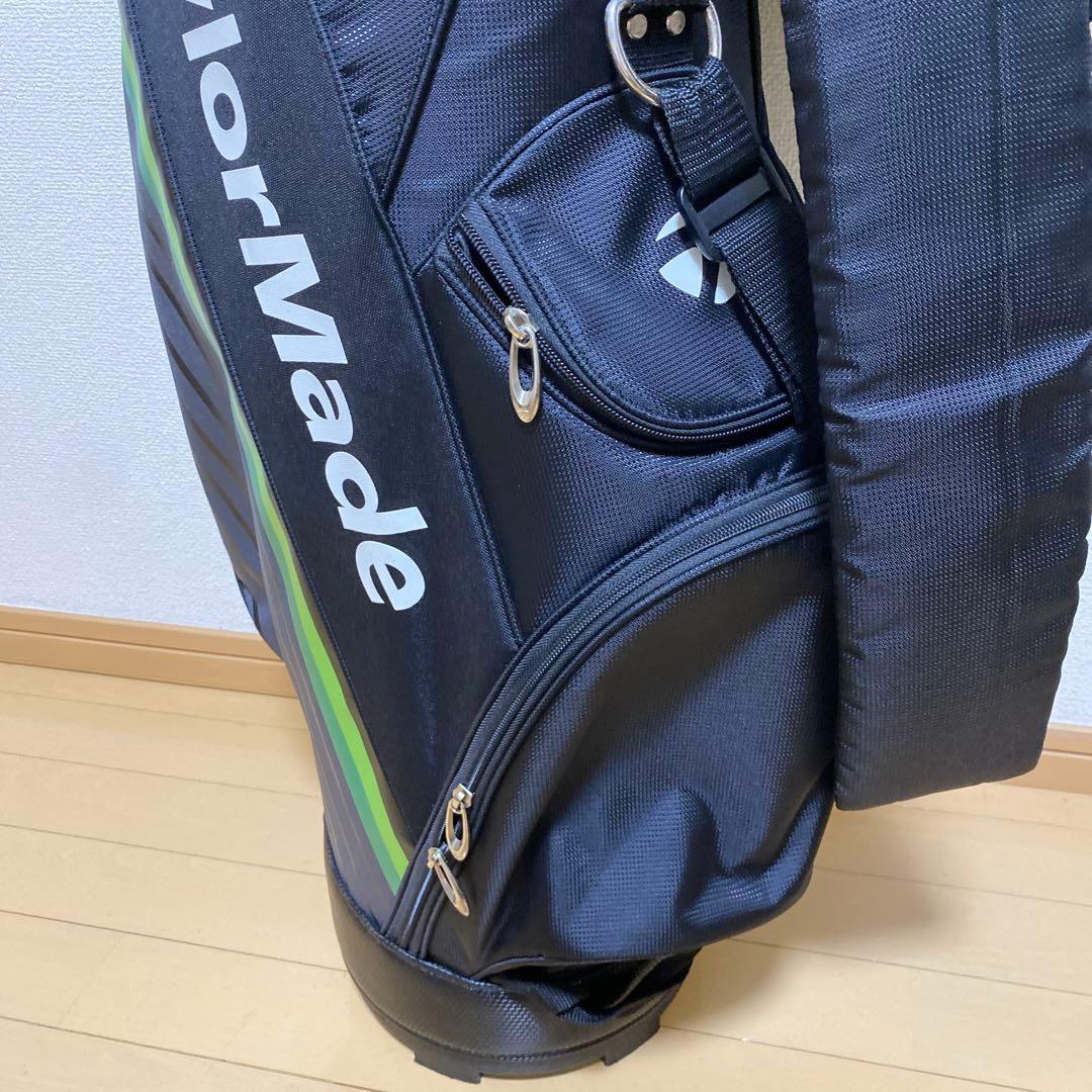 ぱ*だ様 TaylorMade キャディバッグ ブラック/グリーンストライプ R