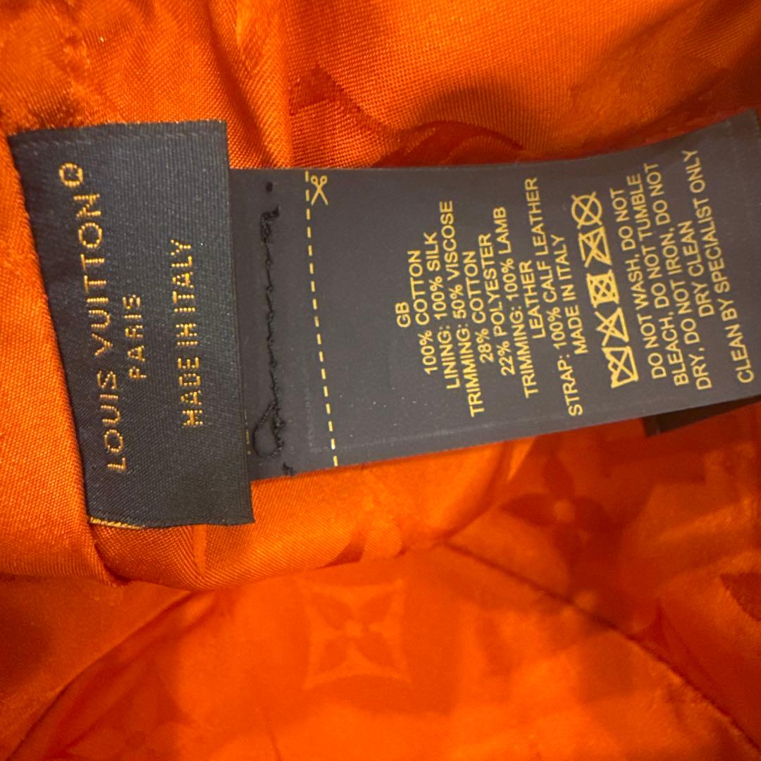 Louis Vuitton ベースボールキャップ ホワイト/オレンジ