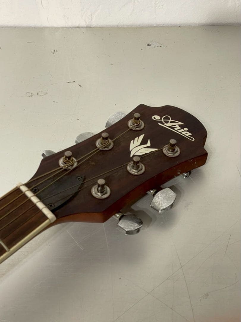 ウラン Aria AMB-35S エレアコ ギター 希少 サイン入り