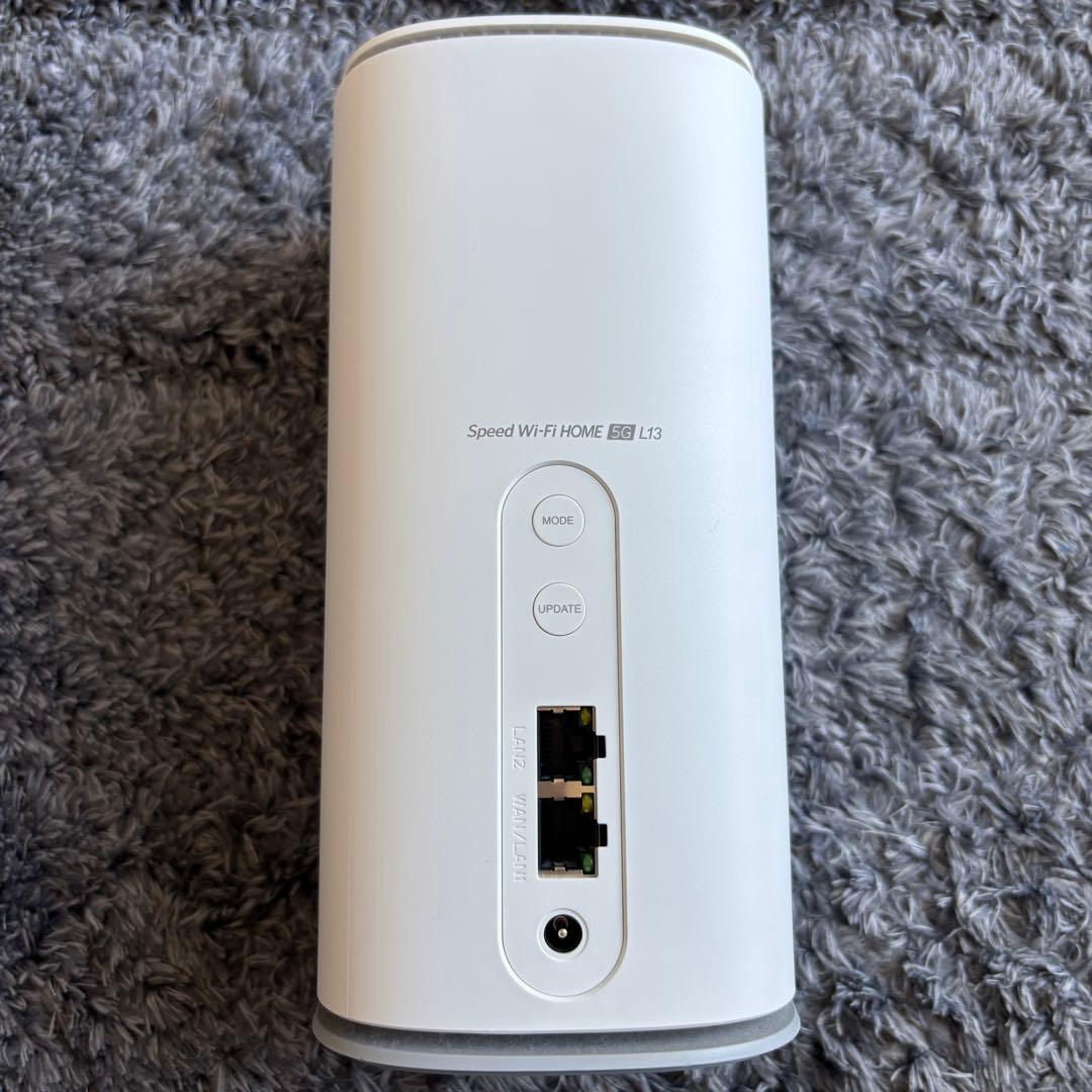 Speed Wi-Fi  5G L13 本体　ホワイト　WiMAX