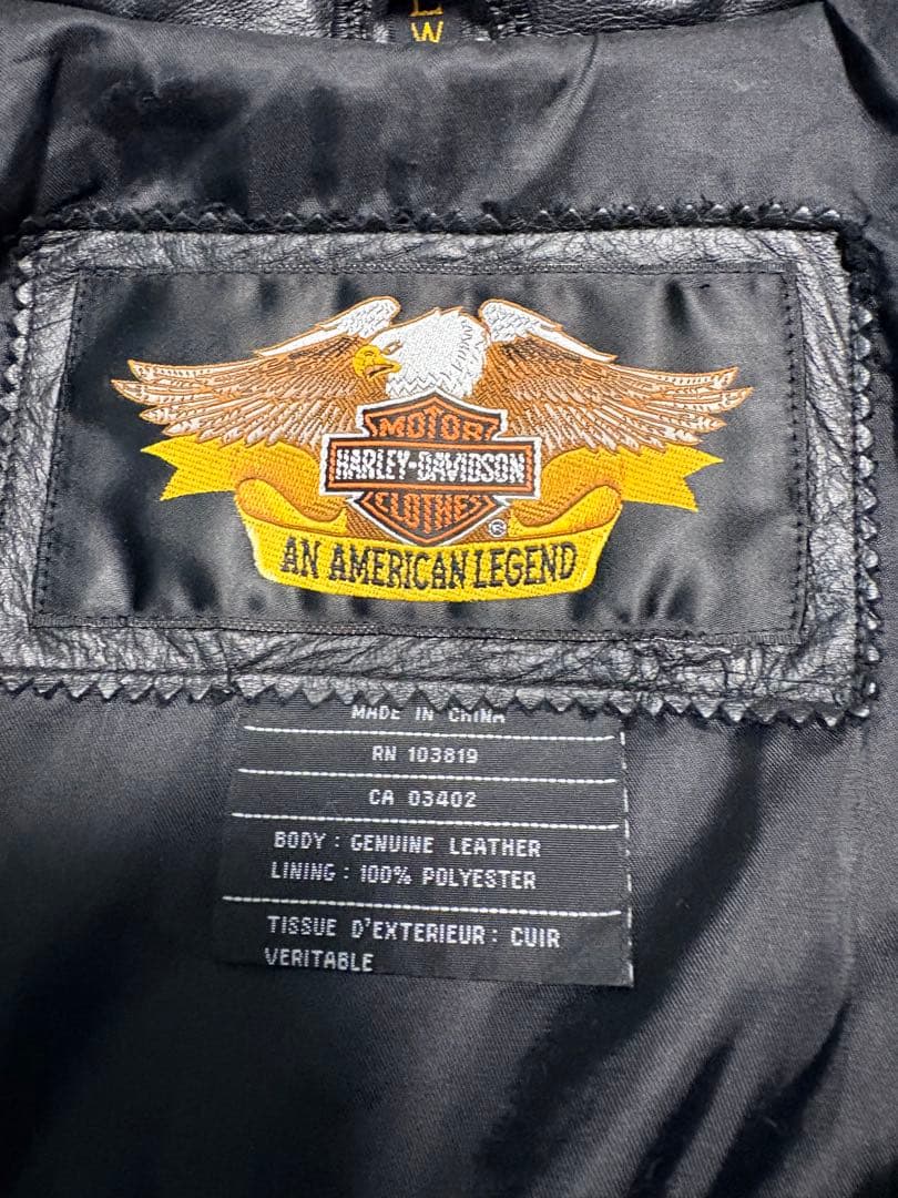 HarleyDavidson ハーレー ライダーズジャケット レディースL 本革