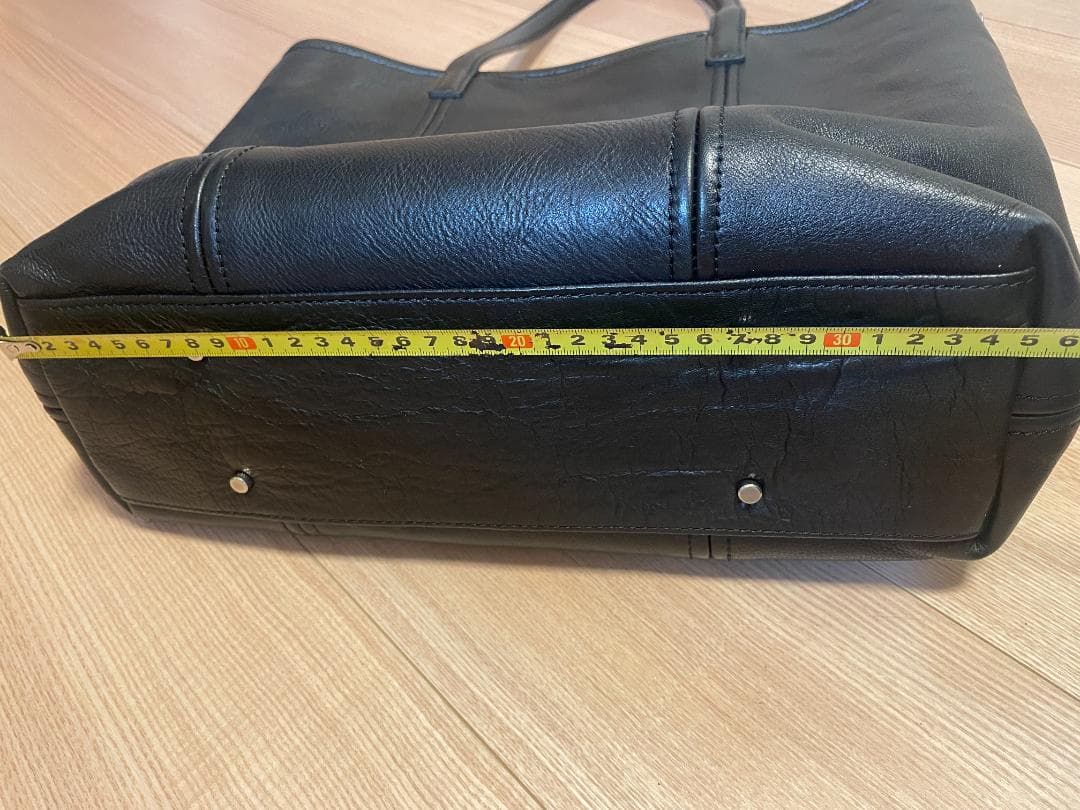 aniary メンズ　トートバッグ　黒　革