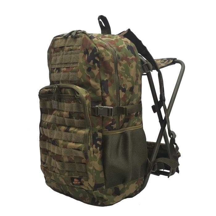 陸上自衛隊　迷彩　スツール　デイパック　リュック　№H1704　☆