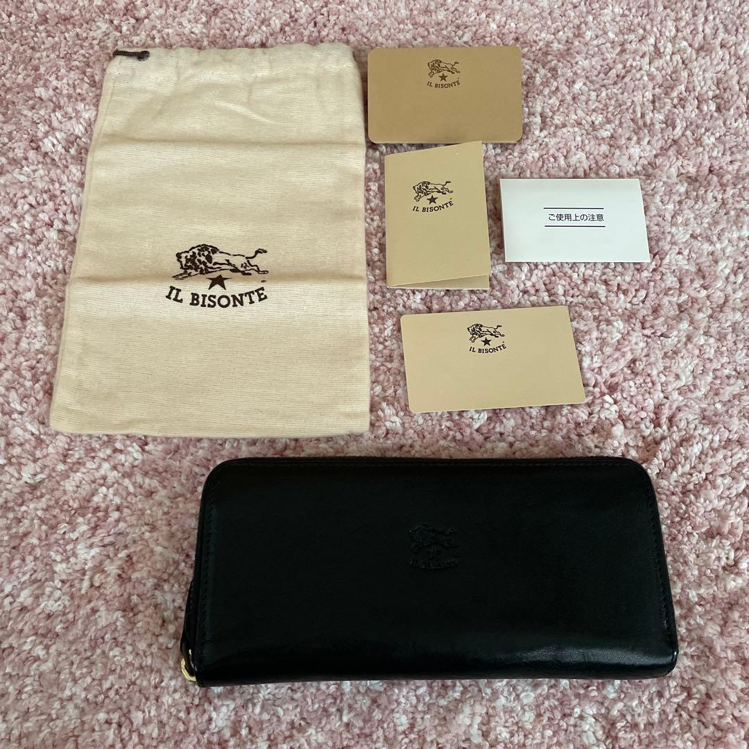 ◾️tmms2028◾️【美品】IL BISONTE イルビゾンテ 長財布