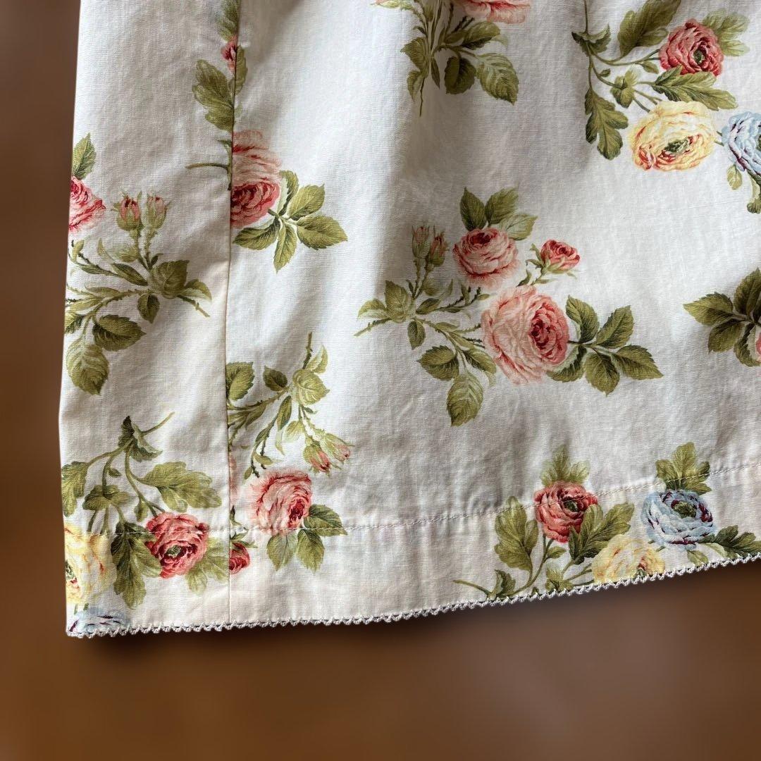 カネコイサオ　ワンダフルワールド　ロングスカート　アイボリー系　花柄