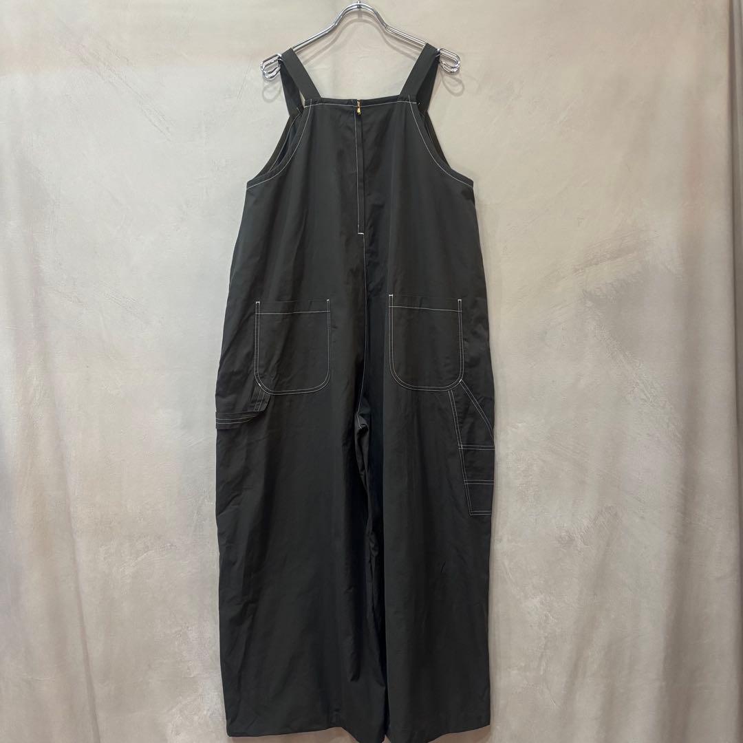 6 ROKU ロク コットン ビッグ オールインワン チャコール 36