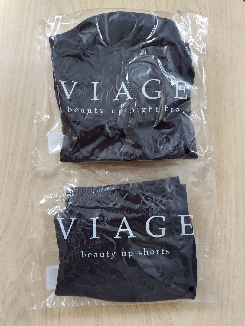 VIAGE beauty up night bra & shorts セット