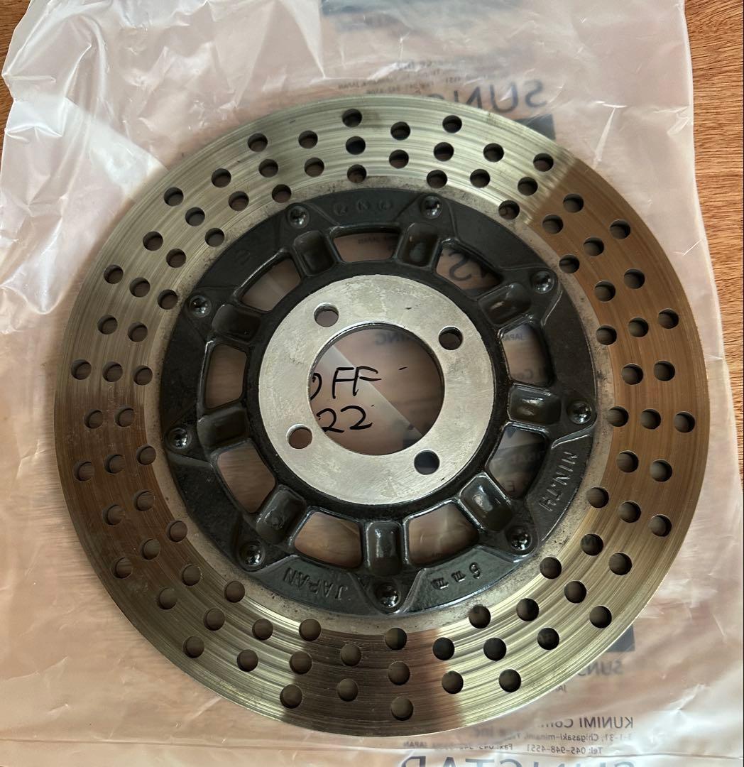 リアブレーキローターZ1R ／Z1000／MK2／KZ900 290ミリ　純正