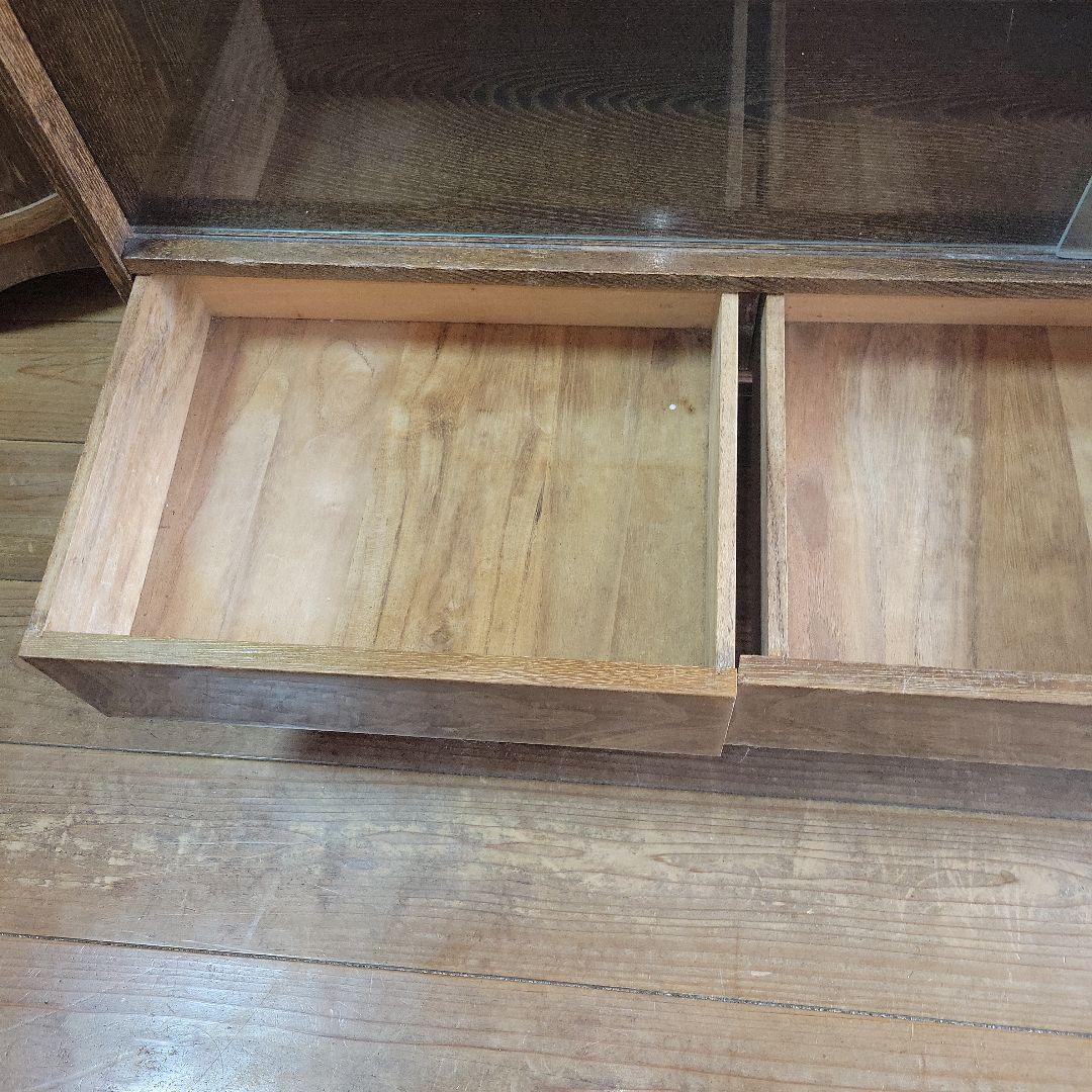 【昭和レトロ】茶箪笥 飾り彫り 古家具 アンティーク