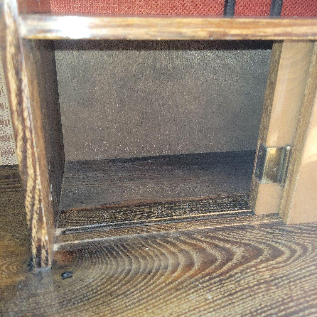 【昭和レトロ】茶箪笥 飾り彫り 古家具 アンティーク