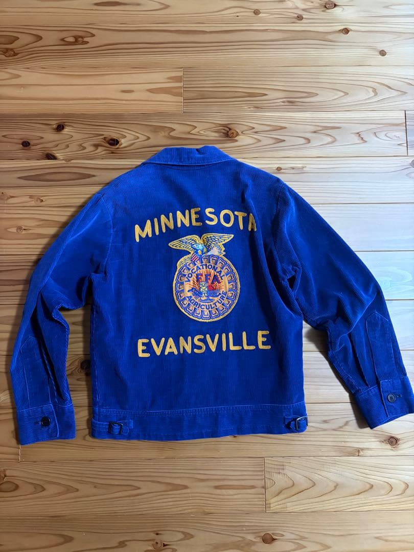 FFA ネイビー コットンジャケット 38 ファーマーズ　50s 60s