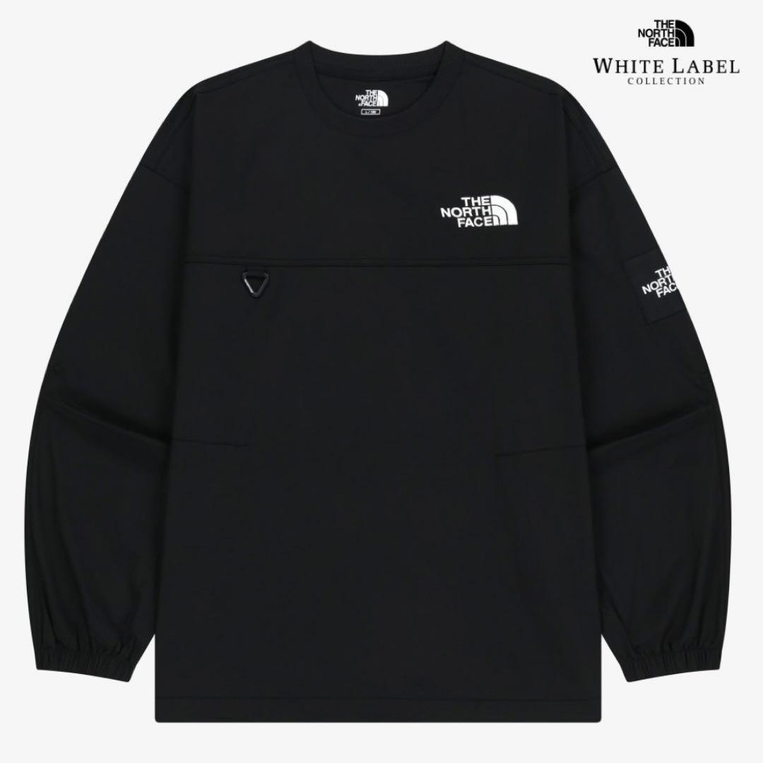 XXL＊アルバニークルーネック　カーキ　黒＊ロンT＊ノースフェイス＊韓国限定