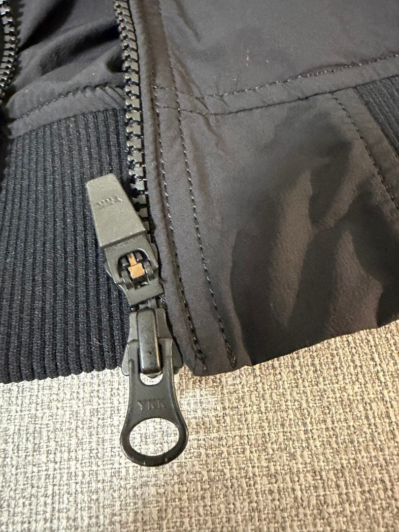 K-3B 061_A 4WAYストレッチ MA-1 ブラック サイズ2(L)