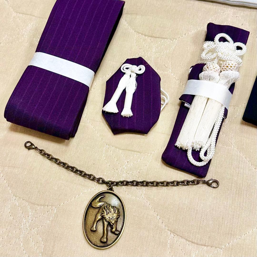 七五三 五歳 羽織袴 ガツガツトリコ グレー