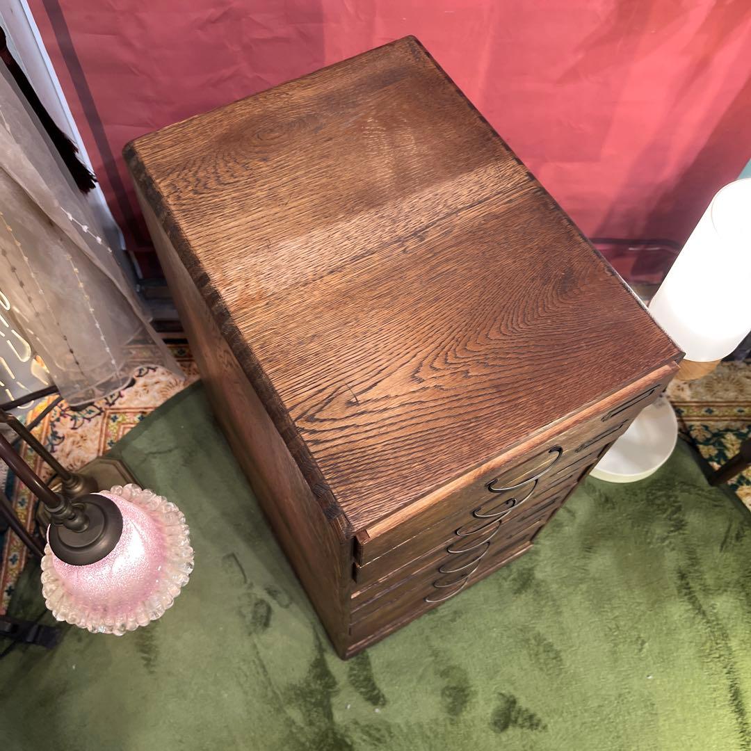 Cis古家具　小引き出し　小物入れ　書類ケース　古家具　アンティーク　昭和