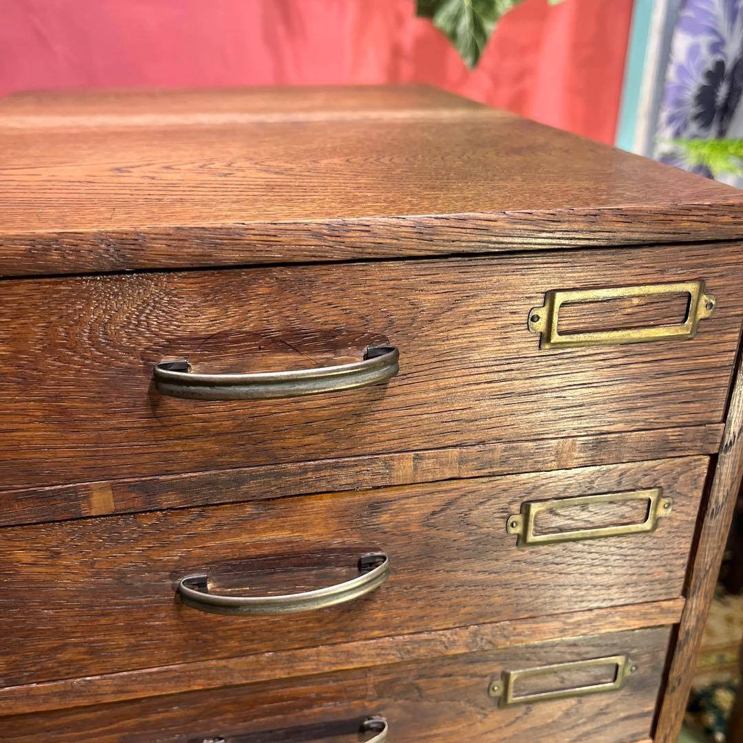 Cis古家具　小引き出し　小物入れ　書類ケース　古家具　アンティーク　昭和