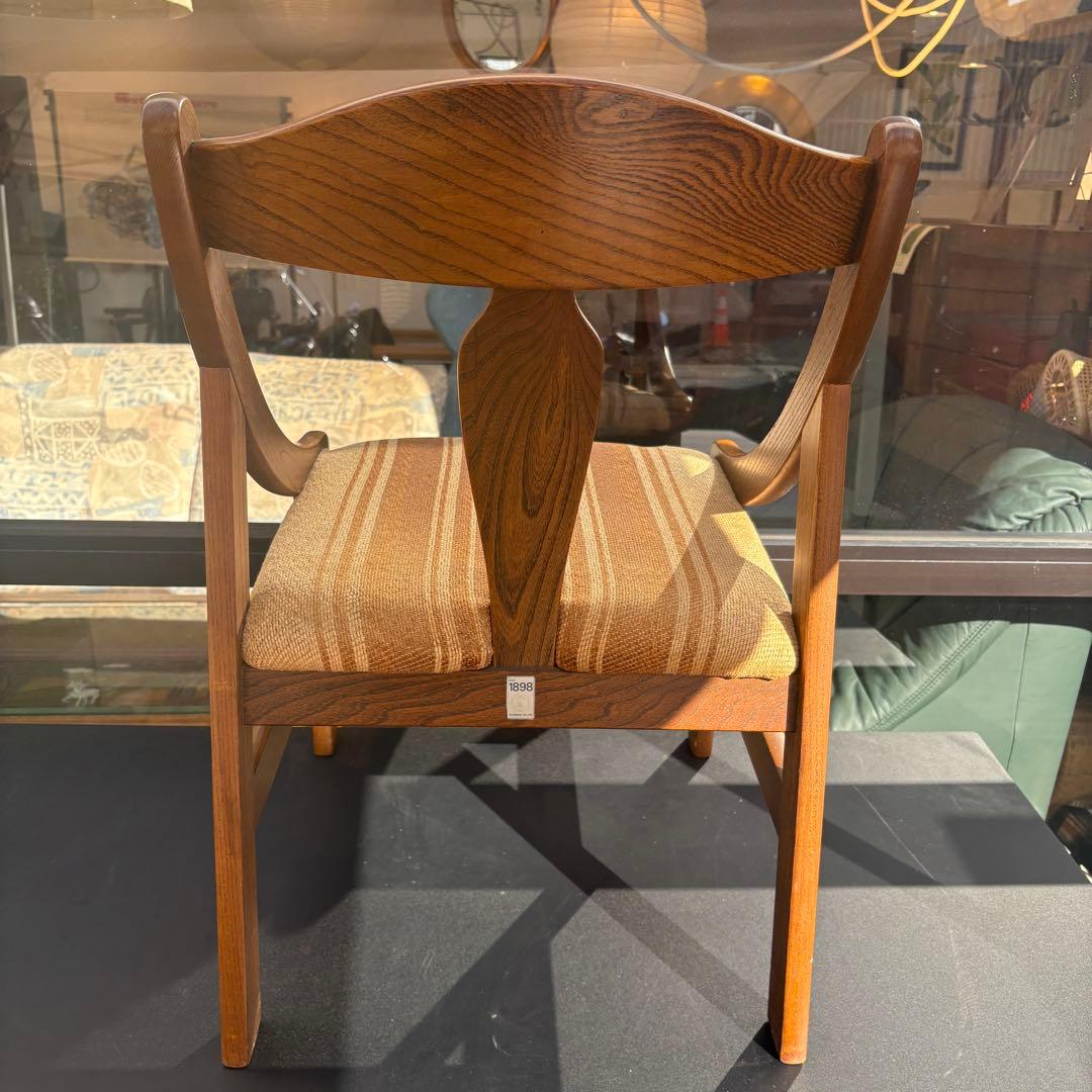 fujimokko ダイニングチェア　ロビーチェア　ミッドセンチュリー　2/2