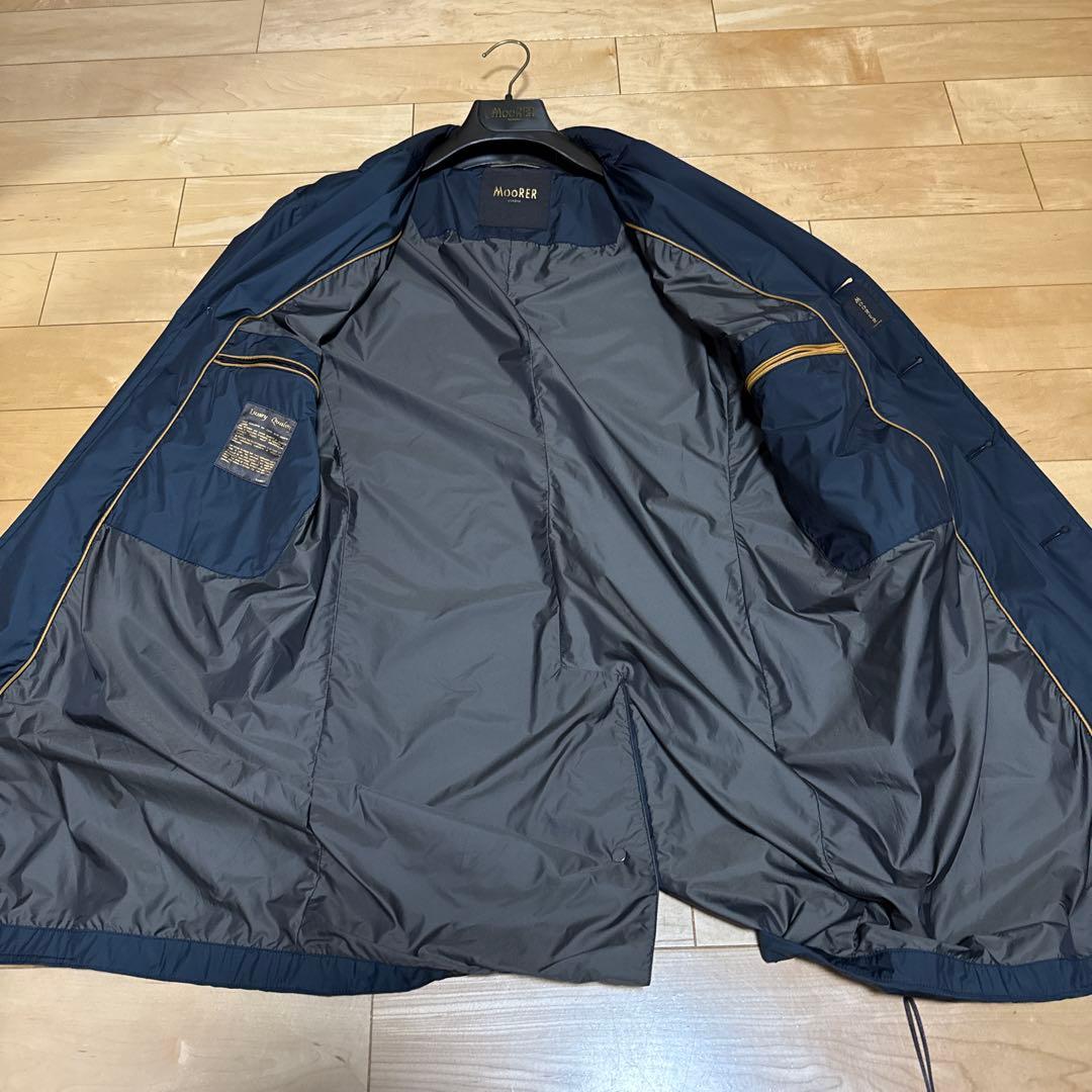 r*u様 Moorer ネイビー チェスターコート　サイズ50 ネイビー