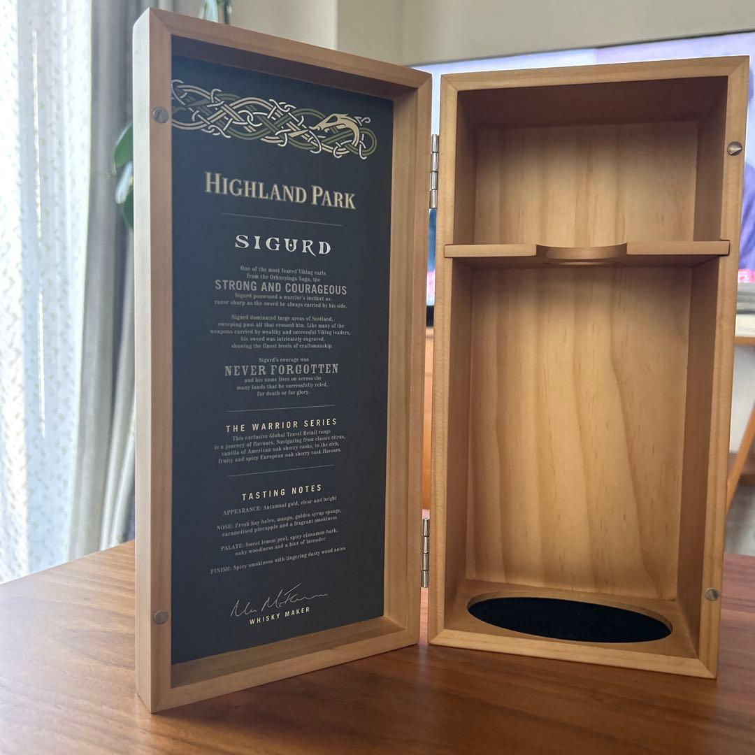 Highland Park Sigurd シングルモルトウイスキー空箱
