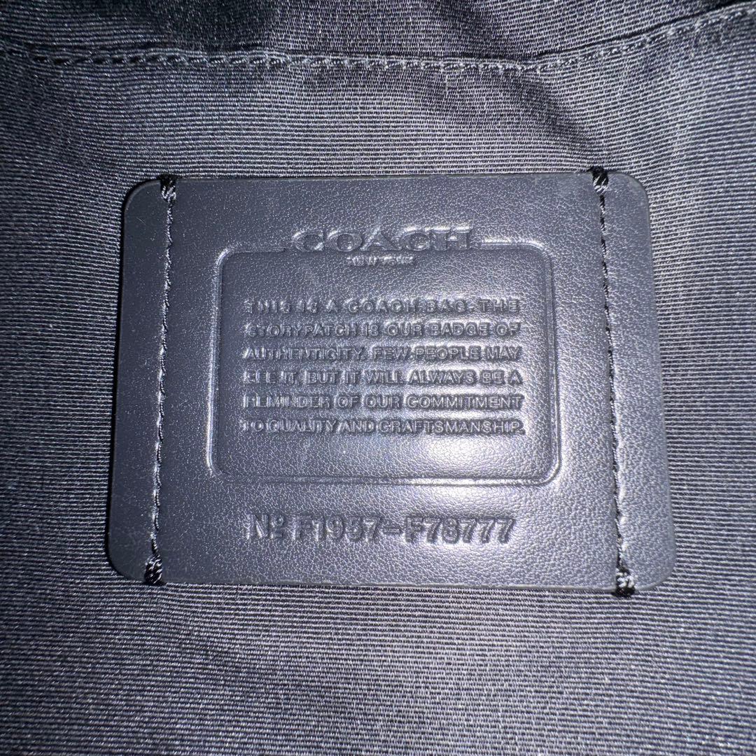 美品 コーチ ボディバッグ ショルダーバッグ クロスボディ 斜め掛け メンズ