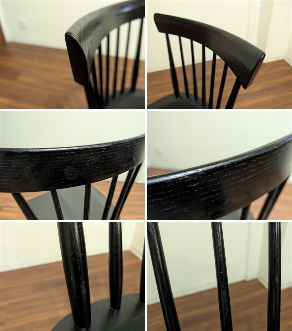 柏木工　オーク　ダイニングチェア　ウィンザーチェア　アームチェア　椅子　イス　E