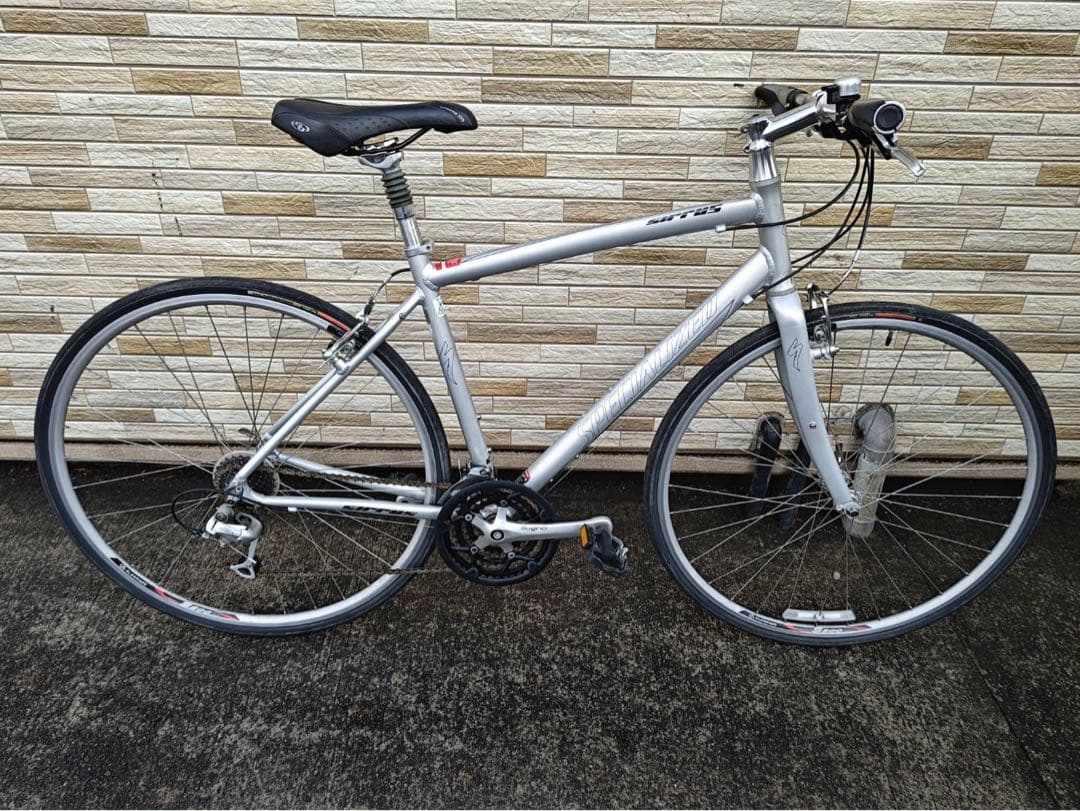 引取限定 中古 スペシャライズド3×8変速 540MM クロスバイク 防犯登録