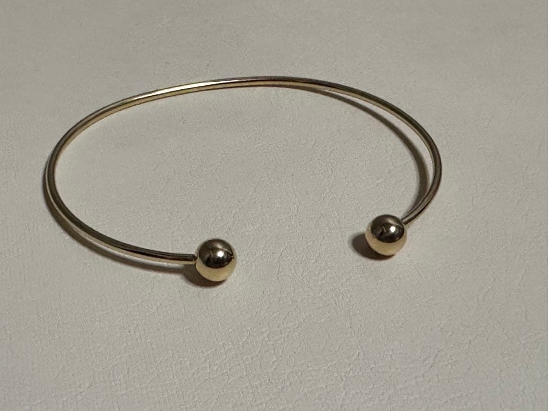 K18 1.6g 16cm トルクバングルブレスレット