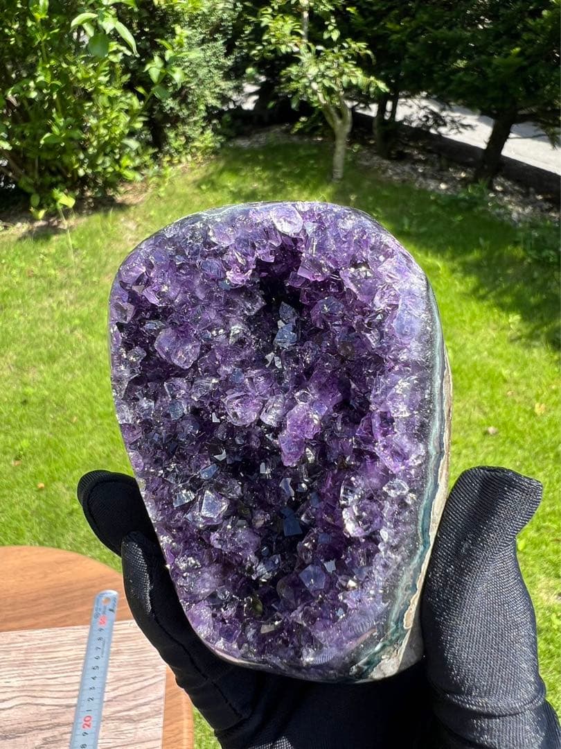 A729 高品質アメジストドーム クラスター ウルグアイ産 パワーストーン