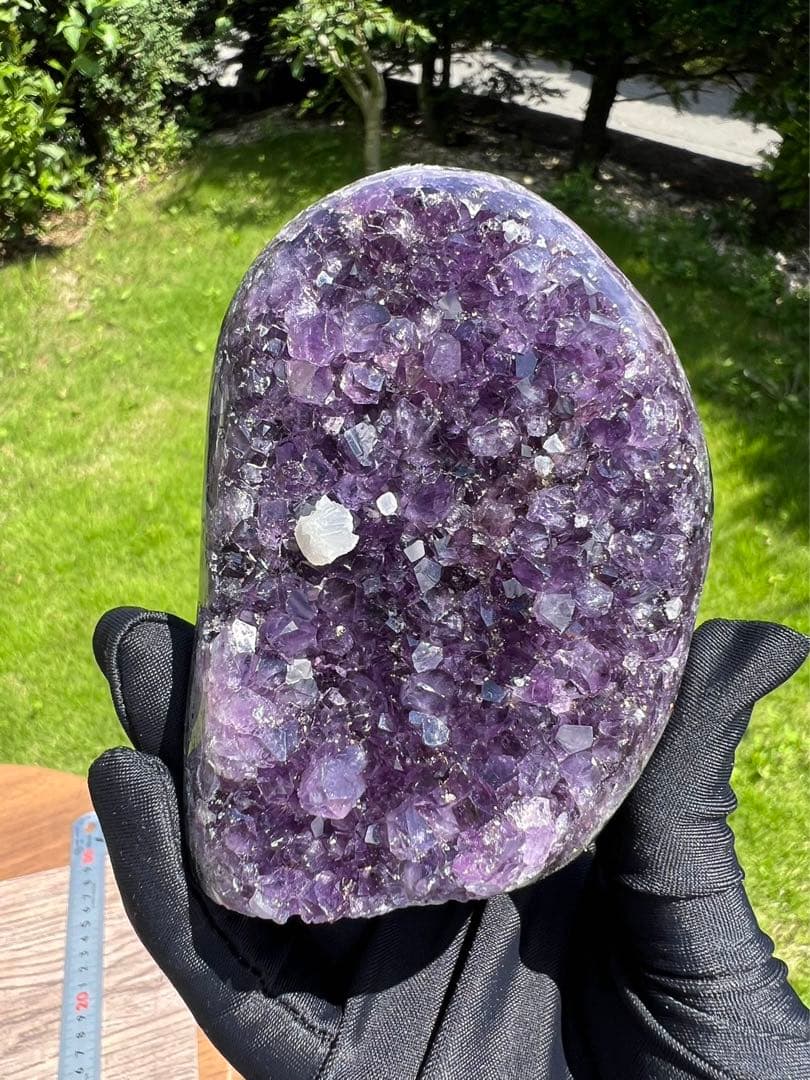 A729 高品質アメジストドーム クラスター ウルグアイ産 パワーストーン