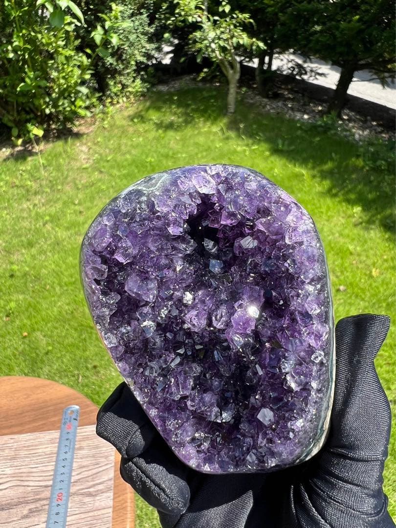 A729 高品質アメジストドーム クラスター ウルグアイ産 パワーストーン