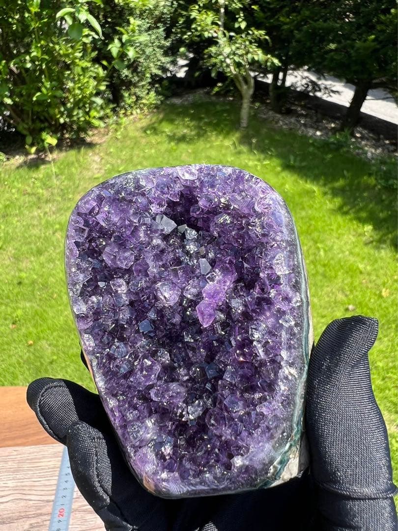 A729 高品質アメジストドーム クラスター ウルグアイ産 パワーストーン