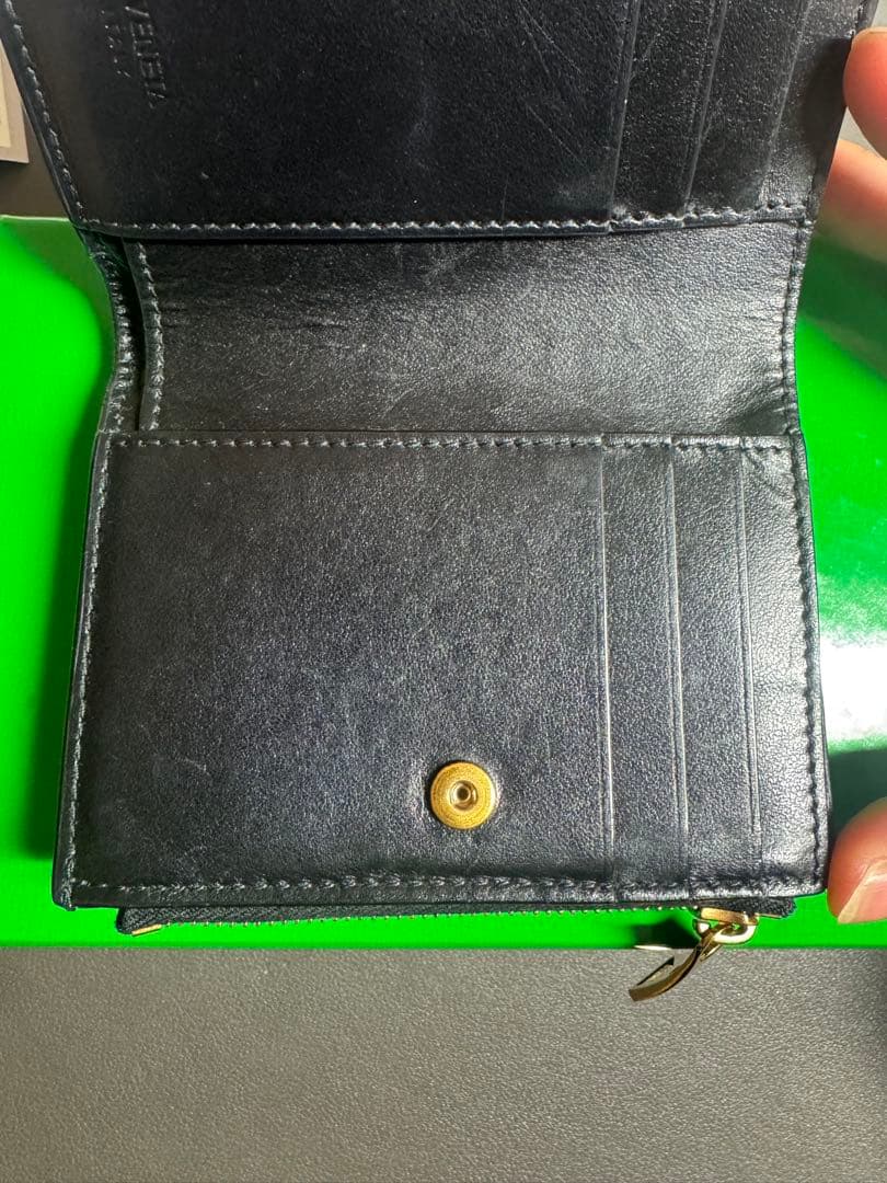 Bottega Veneta 二つ折りファスナーウォレット