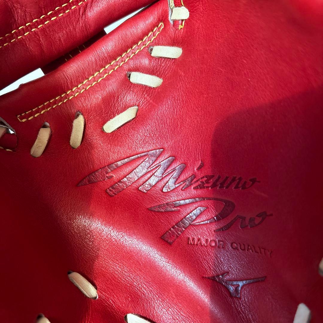 ミズノプロ　硬式用　ファーストミット　定価68,200円　クロスウェブ型　グラブ