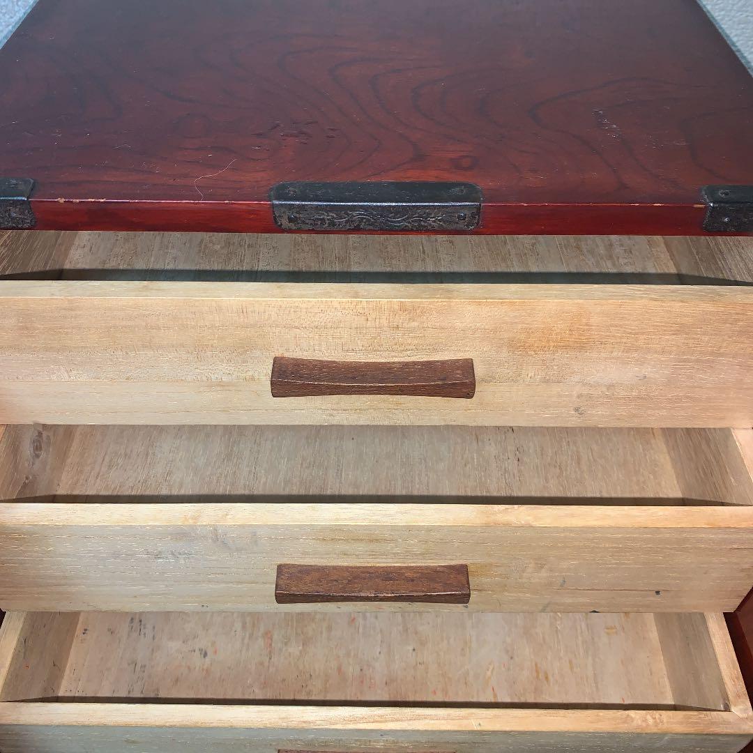 時代物　レアな小型舟箪笥。