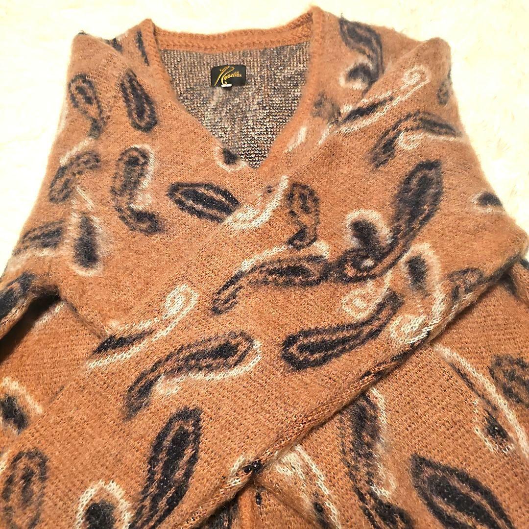 NEEDLES Mohair Cardigan Paisleyモヘアカーディガン