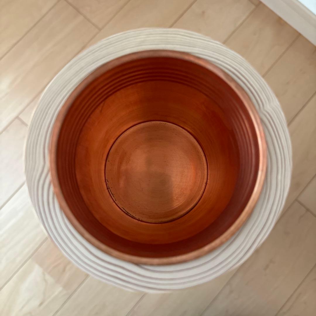 【超希少・レア商品】未生流 白木製 寸胴花器 5本セット