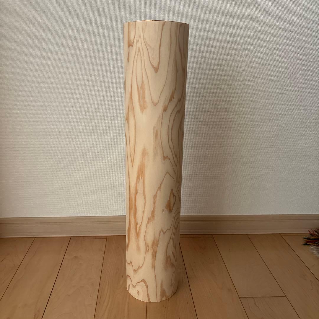 【超希少・レア商品】未生流 白木製 寸胴花器 5本セット