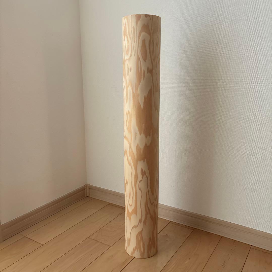 【超希少・レア商品】未生流 白木製 寸胴花器 5本セット