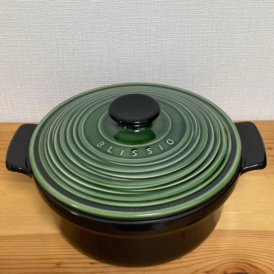 萬古焼 銀峯　BLISSIO ブリシオ無水土鍋　24cm