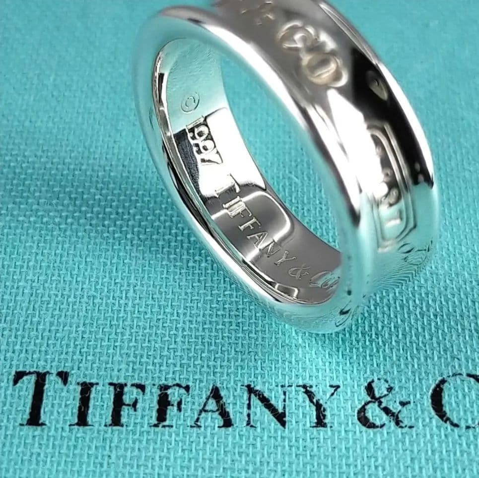 ◆専用◆【ティファニー】１８３７　ミディアム　リング　１８号　2354