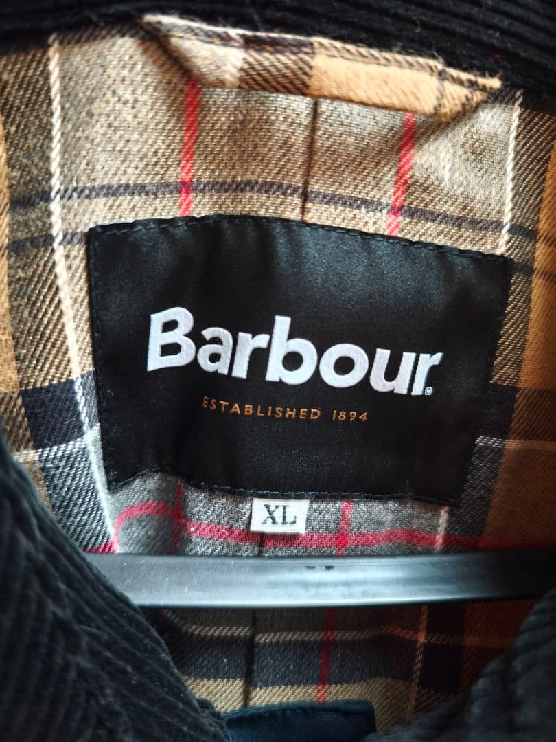 SEE SEE Barbour URBS 3/4コート ネイビー XL
