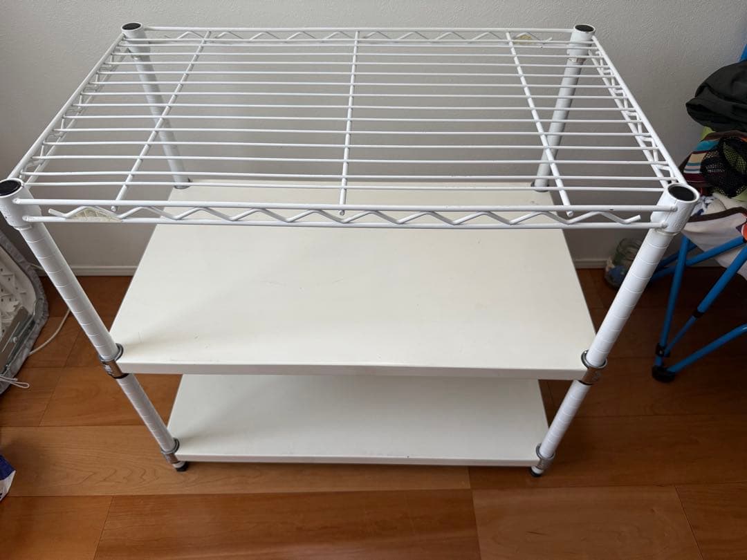 エレクタースチールラック　白