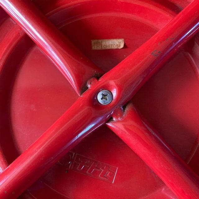 ヴィンテージ*CHITOSE チトセ*パイプ チェア1脚*デニムシート カスタム