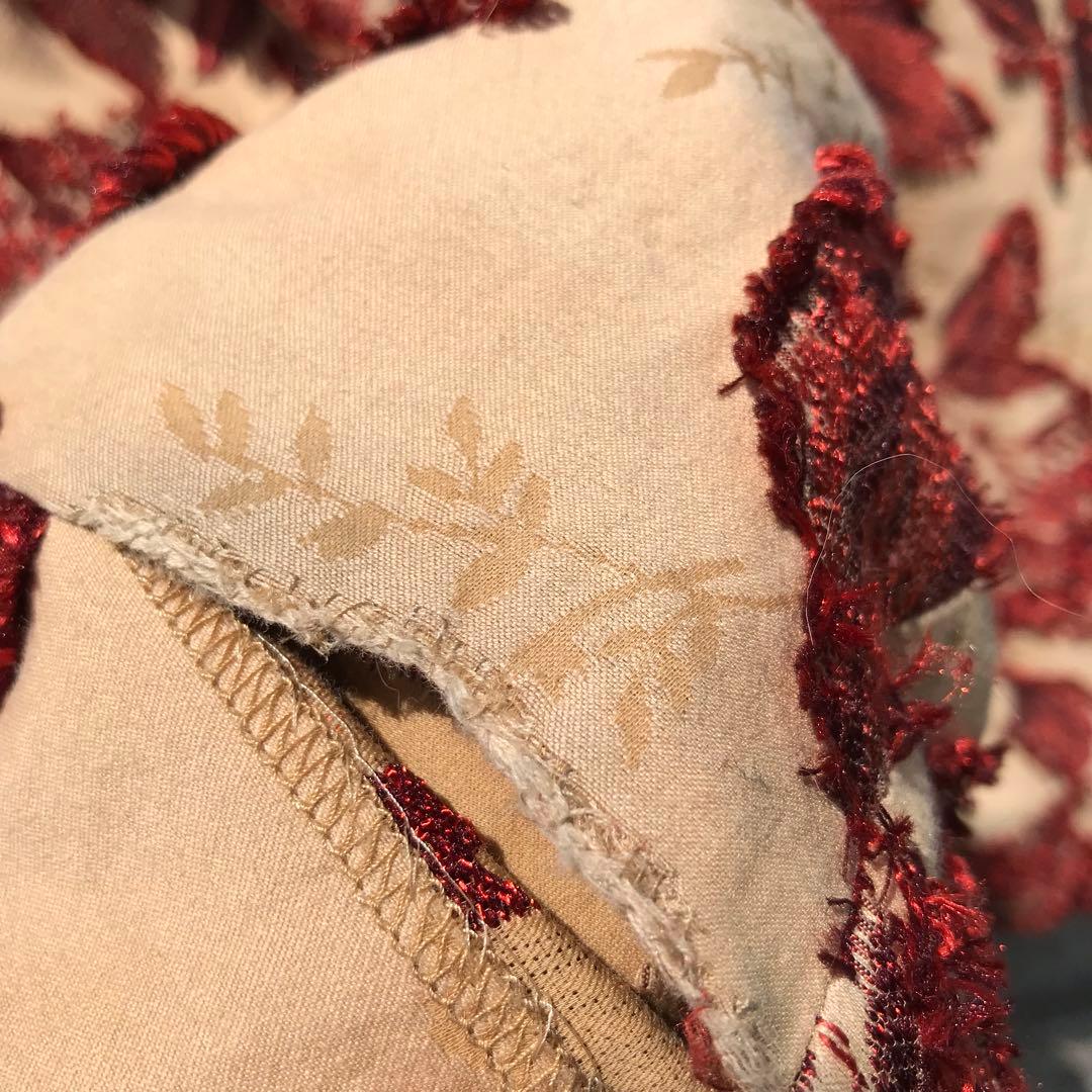 メゾンスペシャル　セットアップ　0　ベージュ　ジャガード　花柄