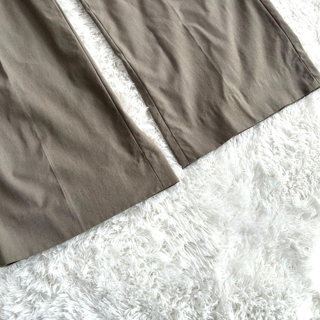 大きいサイズ✨インディヴィ　スーツ　セットアップ　リネン混　家で洗える